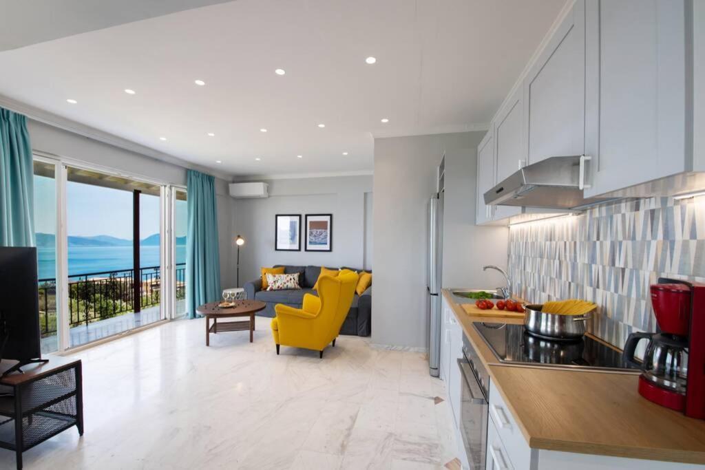 Ferienwohnung 2Br House In Nikiana With Stunning Sea View Exterior foto